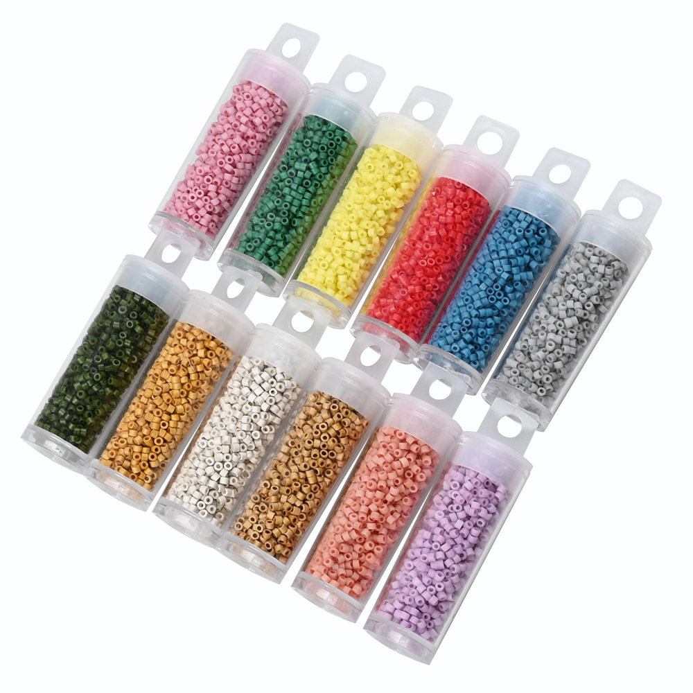 Seed Bead Tube - 10Grams Japan Frosted Small Glass Beads