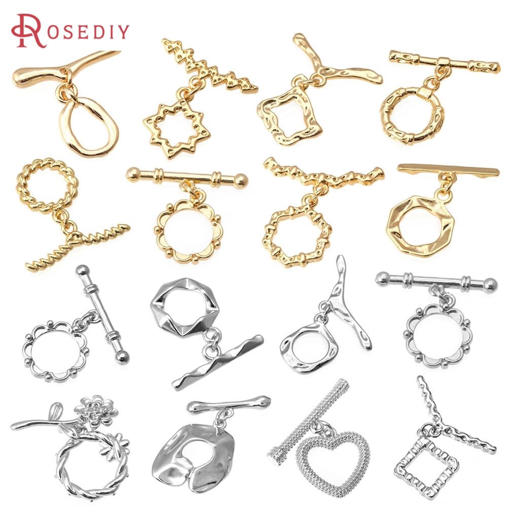 Jewelry Making Kits - 6 Sets 18K Gold Color Brass