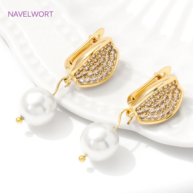 18K Gold Plated Brass Earwires - Jewelry Making Kits recension och pris