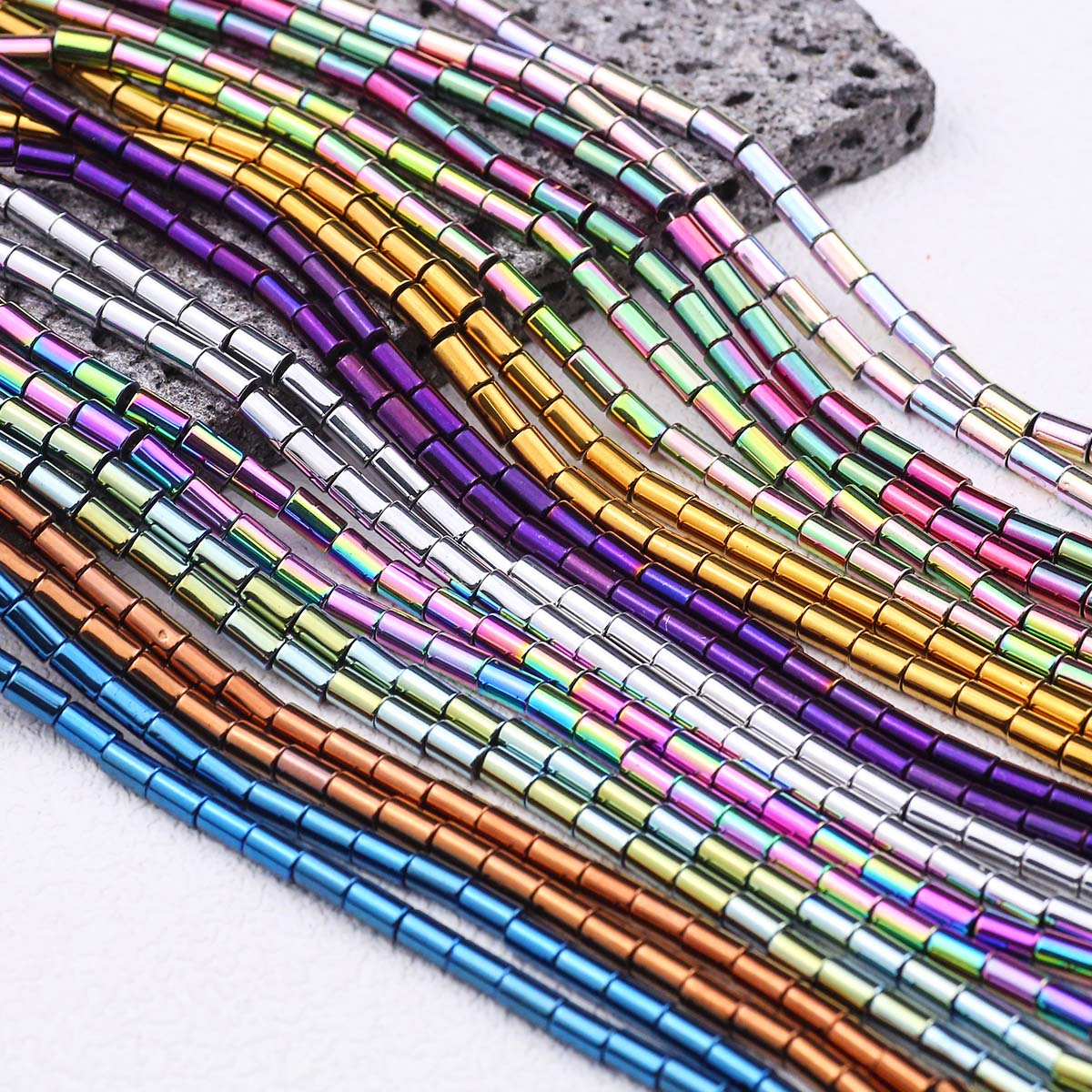 Golden Color Plated Straight T - Seed Bead Tube recension och pris