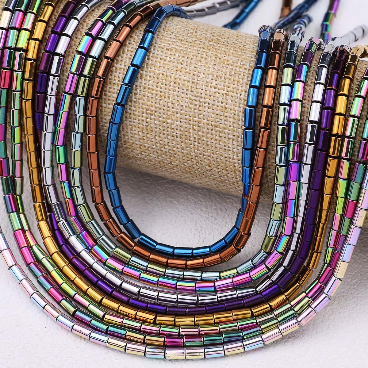 Golden Color Plated Straight T - Seed Bead Tube recension och pris
