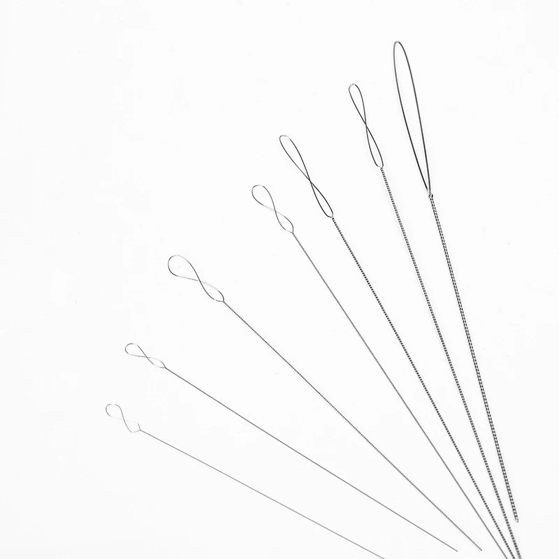 7pcs Soft Twisted Wire Needles - Knotting Cord Silk recension och pris