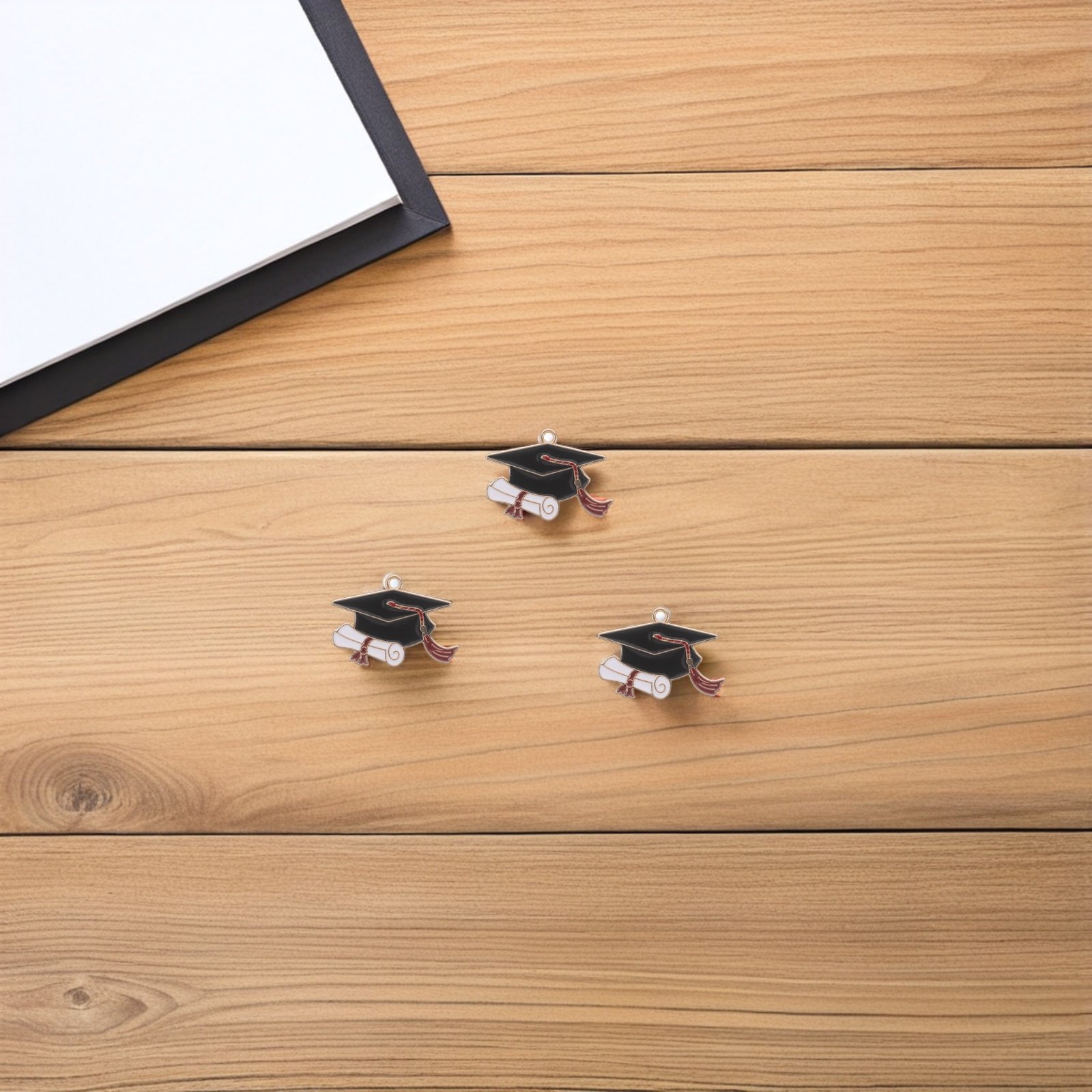 50Pcs Alloy Graduation Cap Cha - Jewelry Making Diploma recension och pris