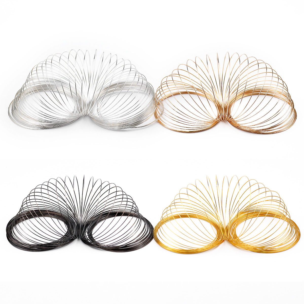 50Loops/Lot 0.6mm Memory Steel - Memory Wire Bracelet recension och pris
