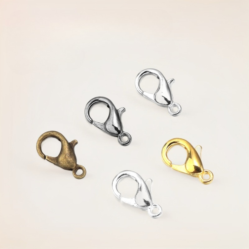 100pcs 9 12 14mm Zinc Alloy Lo - Jewelry Making Metals recension och pris