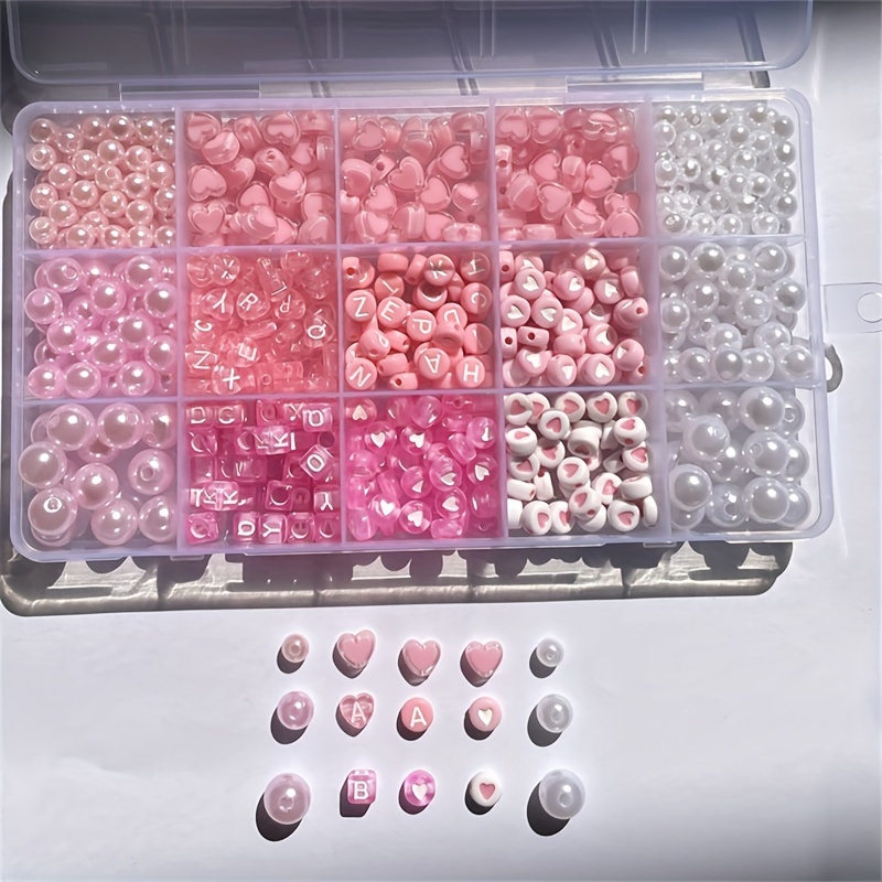 10-Piece Pink Alphabet Box, Ac - Jewelry Making Kits recension och pris