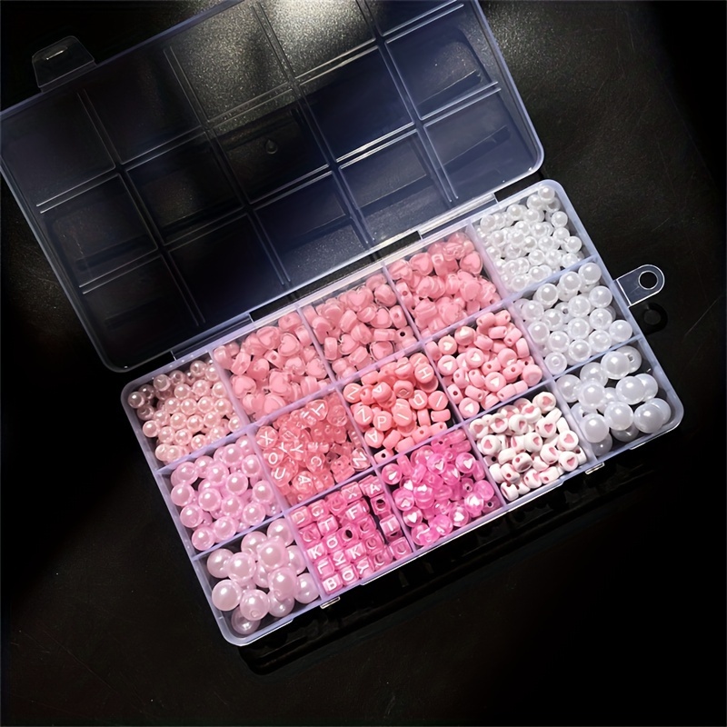 10-Piece Pink Alphabet Box, Ac - Jewelry Making Kits recension och pris