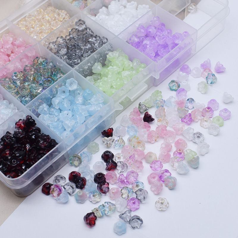6mm 50pcs/bag Small Lily of Th - Seed Bead Tube recension och pris