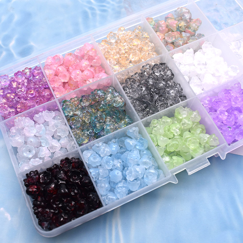 6mm 50pcs/bag Small Lily of Th - Seed Bead Tube recension och pris