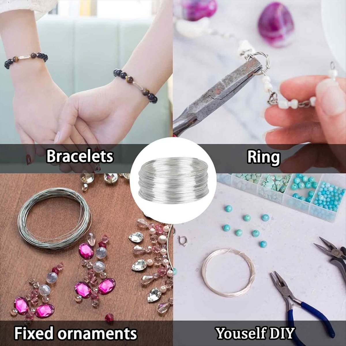 【COUPON!】{0}300 Loop Bracelet  - Memory Wire Bracelet recension och pris