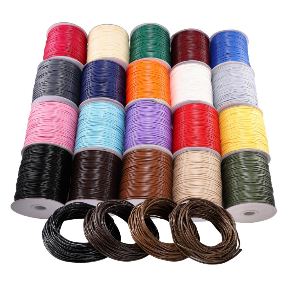 10M/Lot 0.5-2.5mm Leather Line - Jewelry Making Wax recension och pris