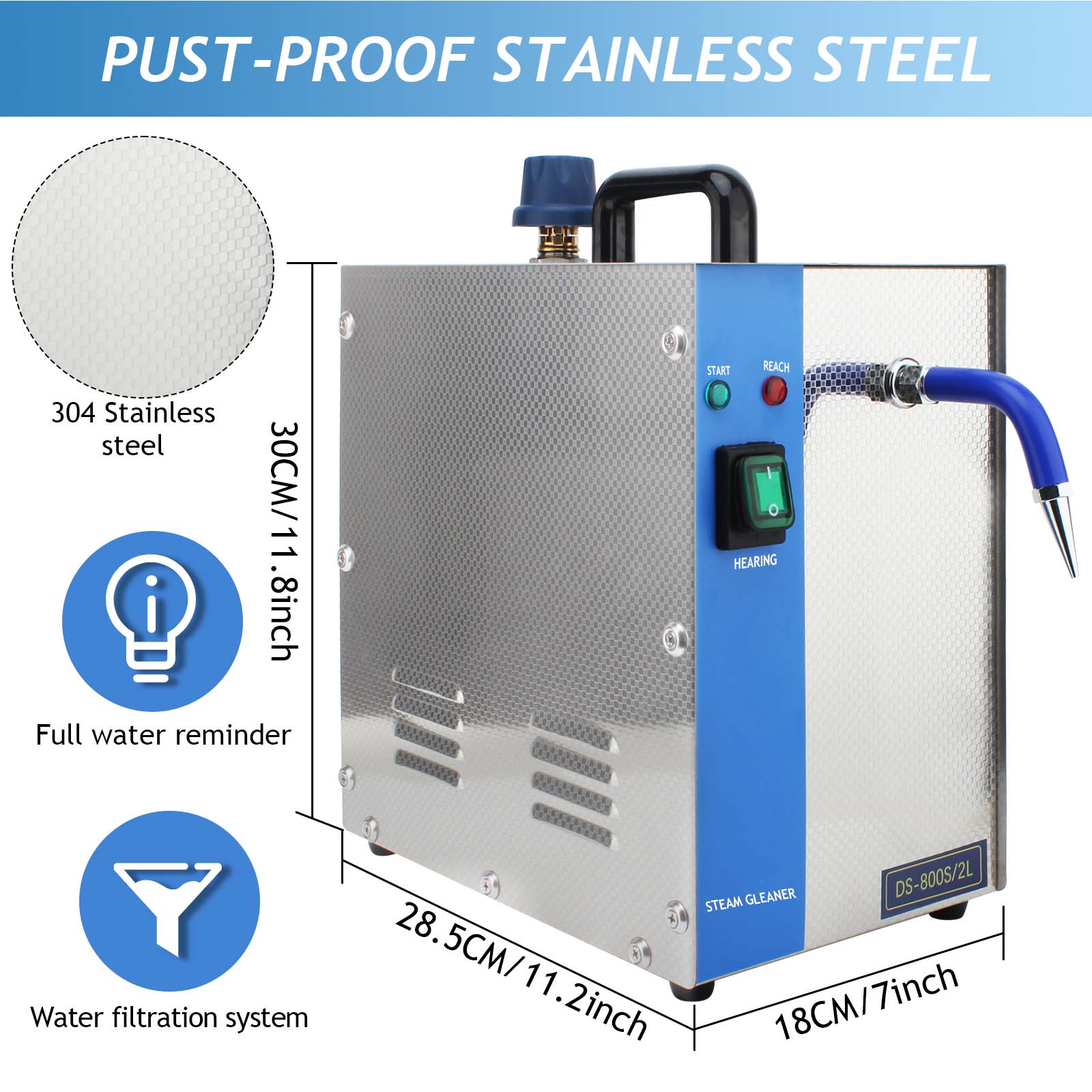 1300W Jewelry Steam Cleaner –  - Jewelry Making Workshop recension och pris
