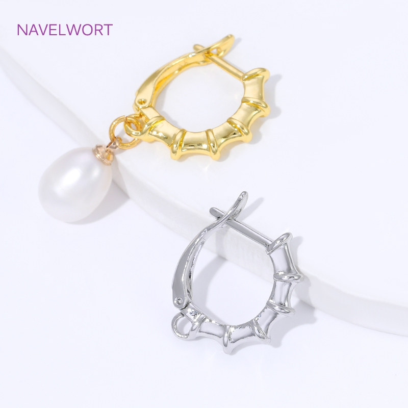 18K Gold Plated Smooth Earring - Jewelry Making Kits recension och pris