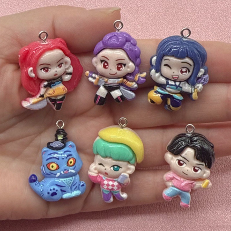 10pcs resin cartoon pendant, D - Jewelry Making Resin recension och pris