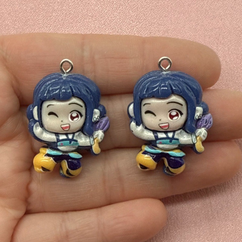 10pcs resin cartoon pendant, D - Jewelry Making Resin recension och pris