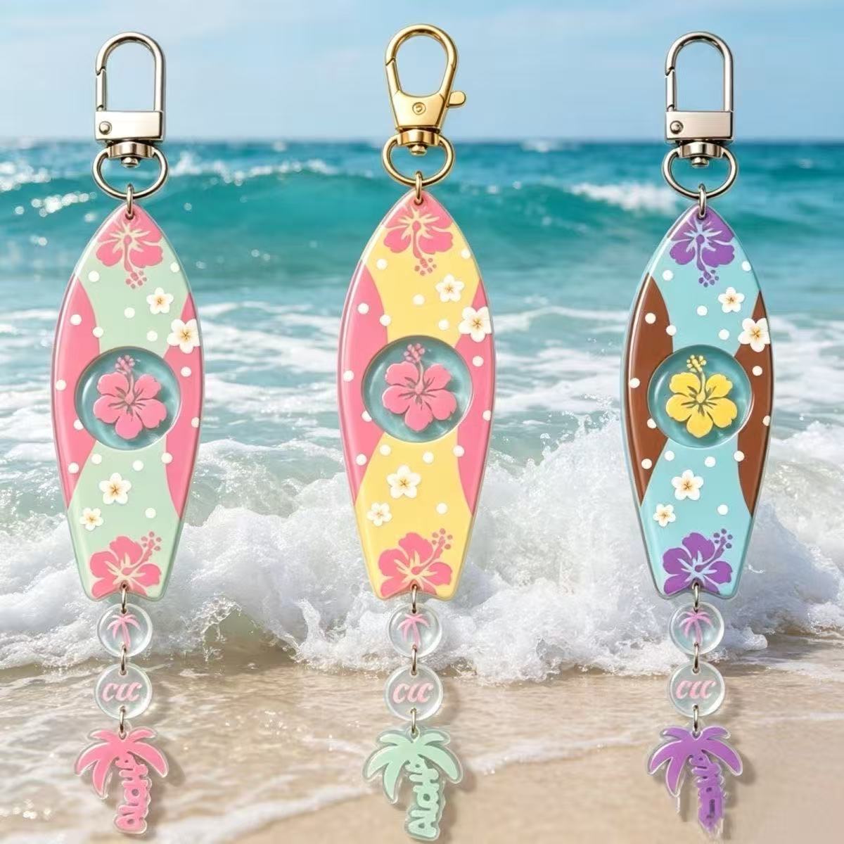 INS Hawaiian Surfboard Shaped  - Jewelry Making Kits recension och pris