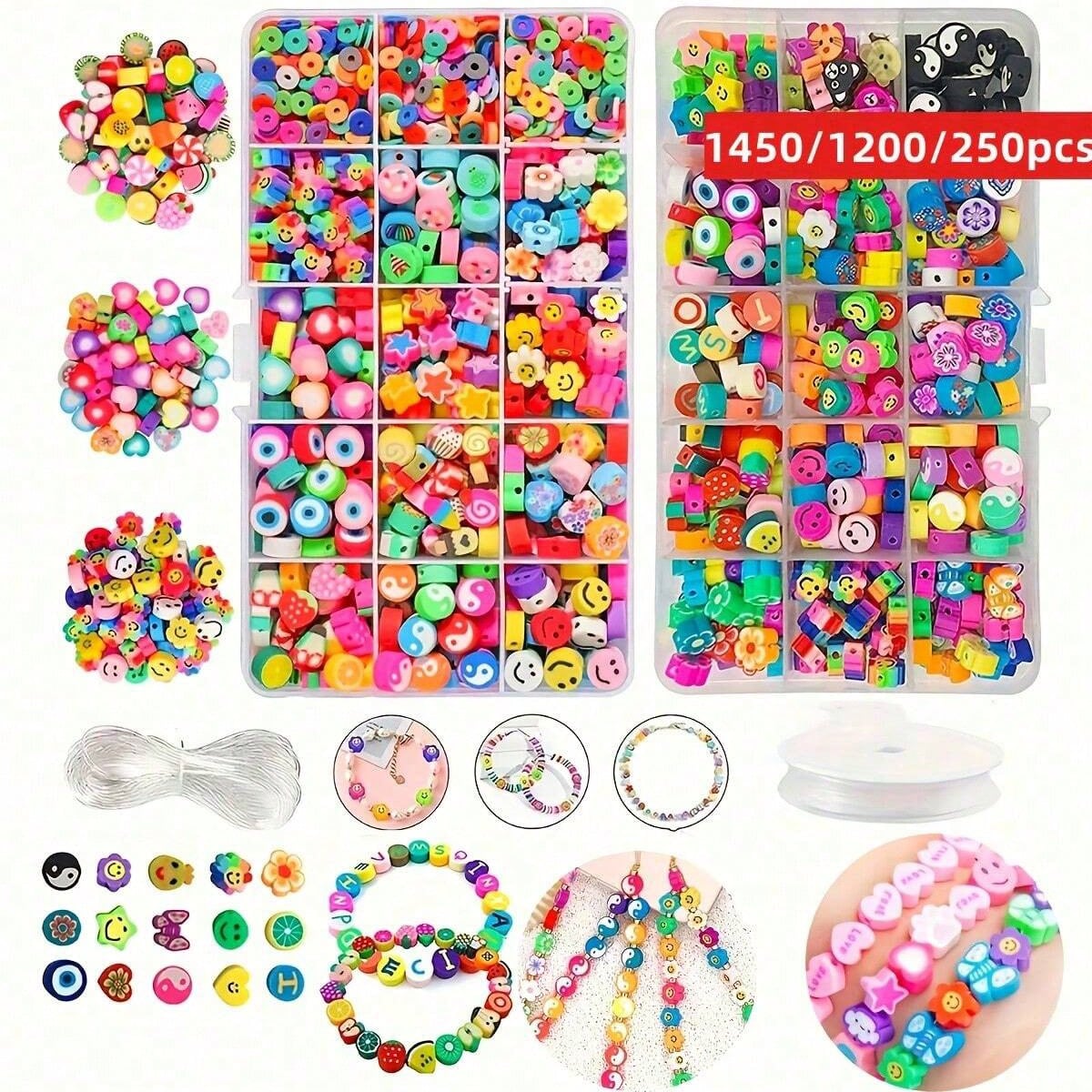 1450/1200/250pcs Polymer Clay  - Jewelry Making Kits recension och pris