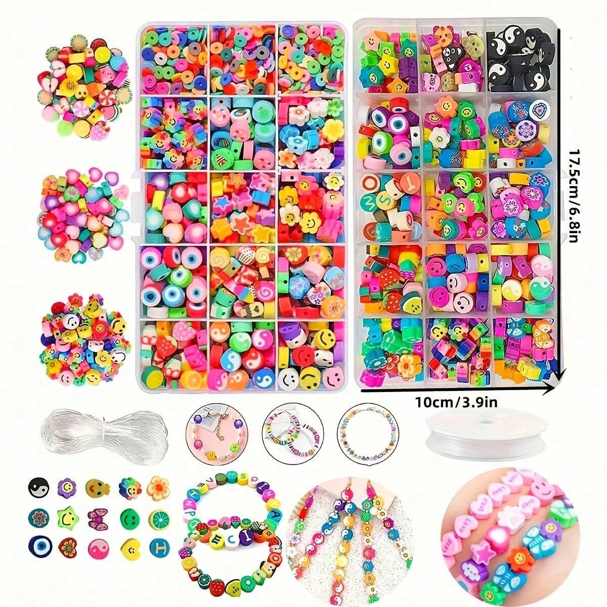 1450/1200/250pcs Polymer Clay  - Jewelry Making Kits recension och pris