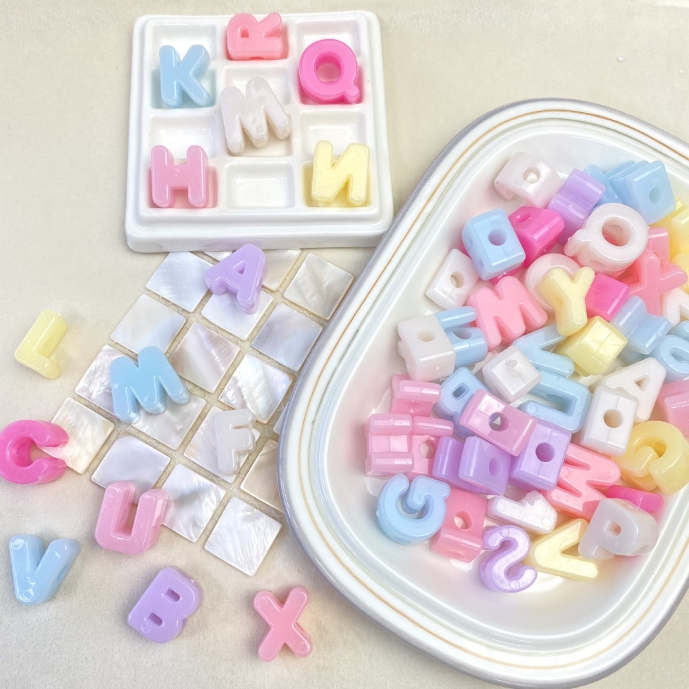 10/50/100PCS 14-20mm Acrylic L - Jewelry Making Degree recension och pris