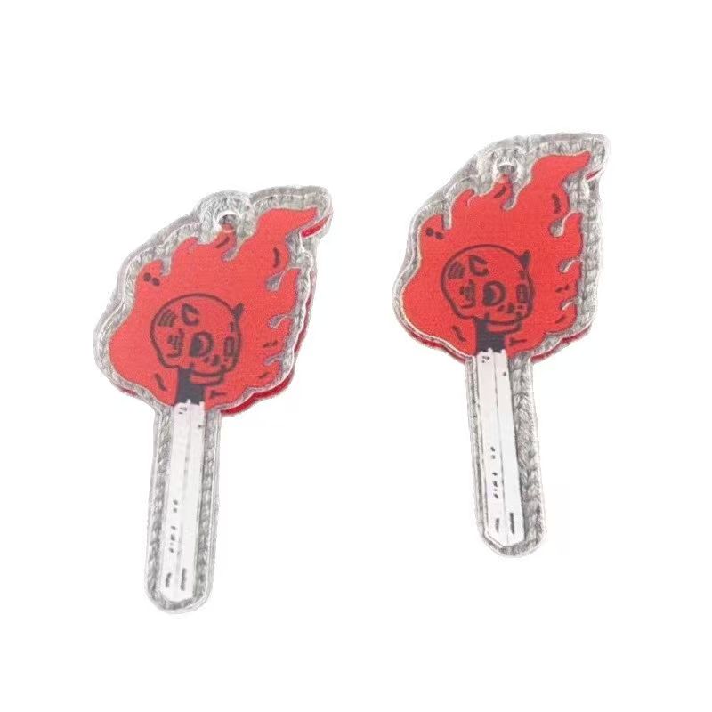 10pcs acrylic skull pendant, D - Jewelry Making recension och pris