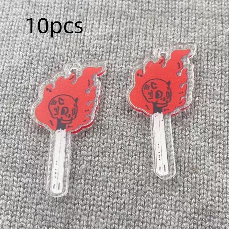 10pcs acrylic skull pendant, D - Jewelry Making recension och pris