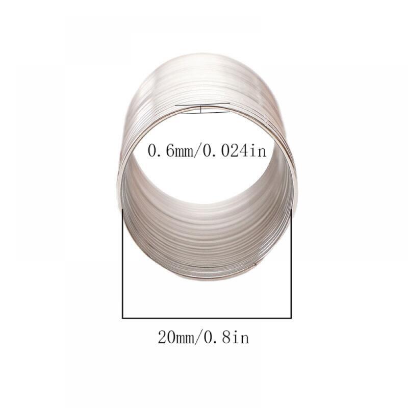 Approx 68 Loop 0.6mm Steel Wir - Memory Wire Bracelet recension och pris