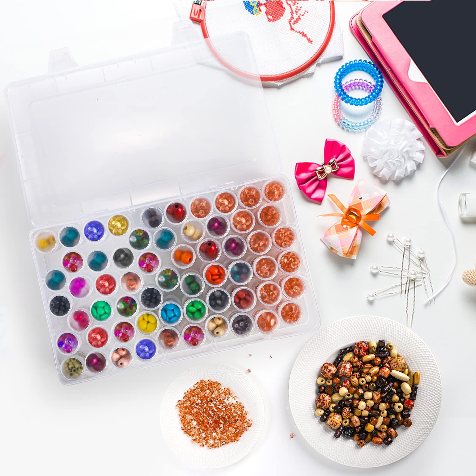 1pc 24/30//38/60 Slots Plastic - Jewelry Making Workshops recension och pris