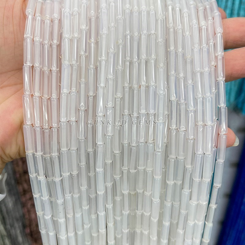 4*13mm Natural Agate Aventurin - Seed Bead Tube recension och pris