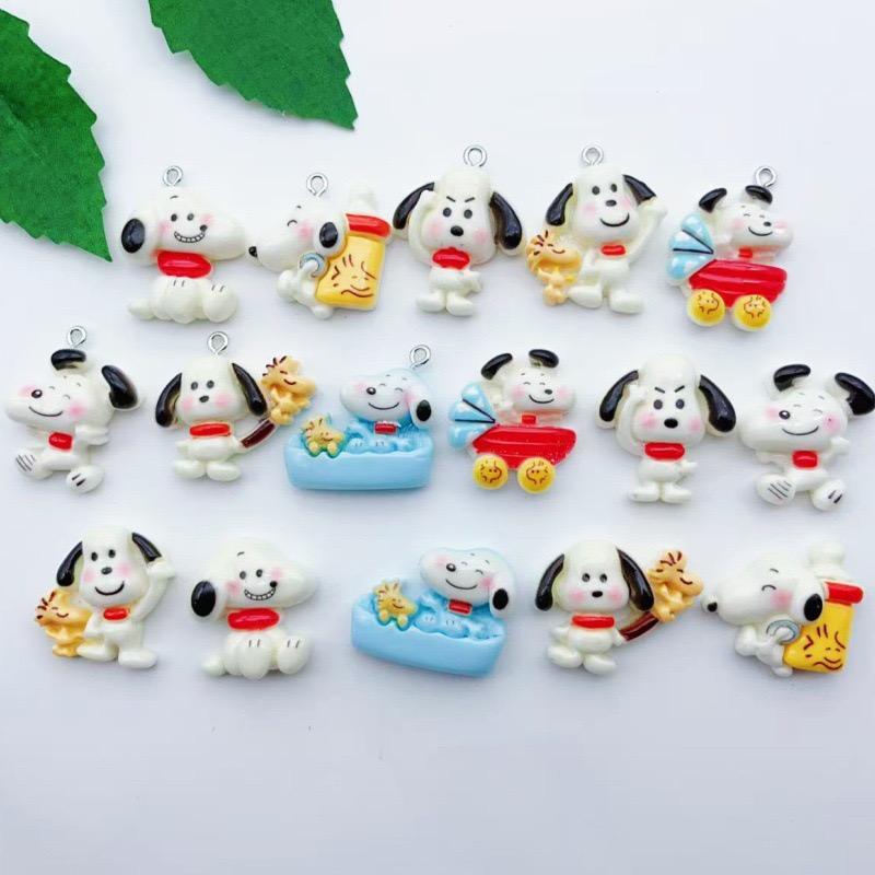 12pcs resin cartoon dog pendan - Jewelry Making Resin recension och pris
