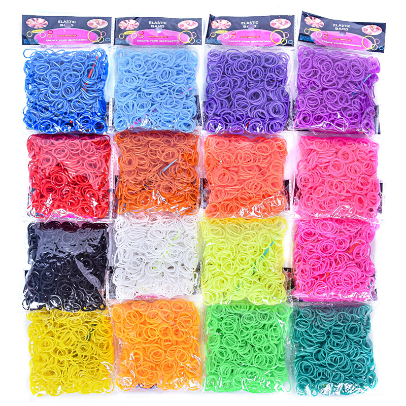 600 pieces Colorful Rubber Ban - Jewelry Making Workshops recension och pris