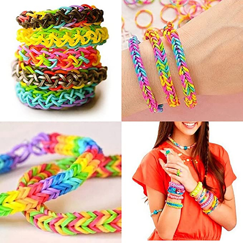 600 pieces Colorful Rubber Ban - Jewelry Making Workshops recension och pris
