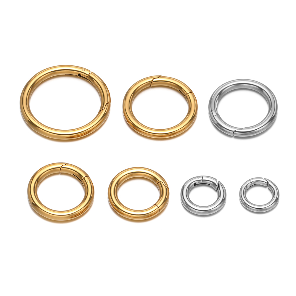 2Pcs/Lot Round Spring Clasps S - Jewelry Making Metals recension och pris