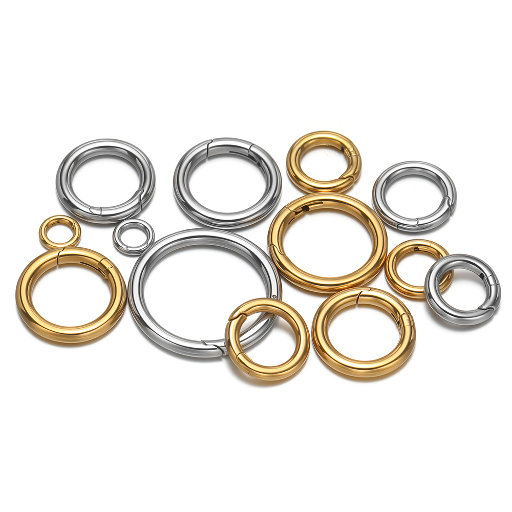 2Pcs/Lot Round Spring Clasps S - Jewelry Making Metals recension och pris