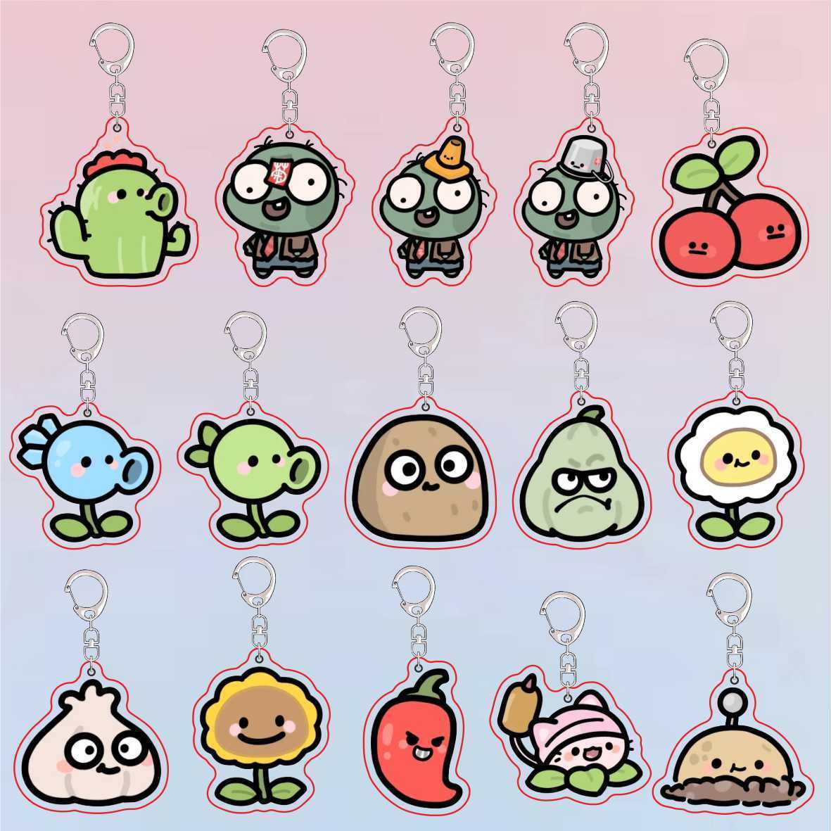 Plants Vs Zombies Acrylic Cute - Jewelry Making Resin recension och pris
