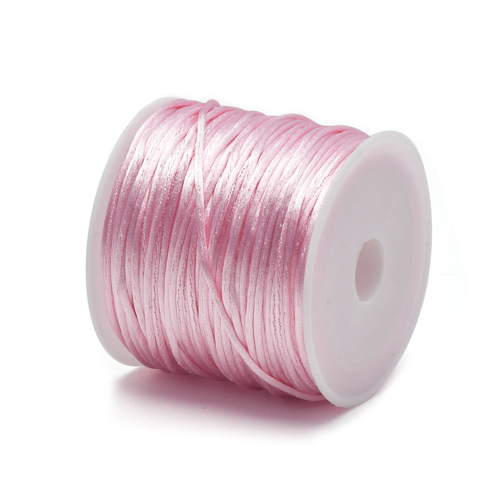 1.5mm Crafts Satin Rattail Cor - Knotting Cord Silk recension och pris