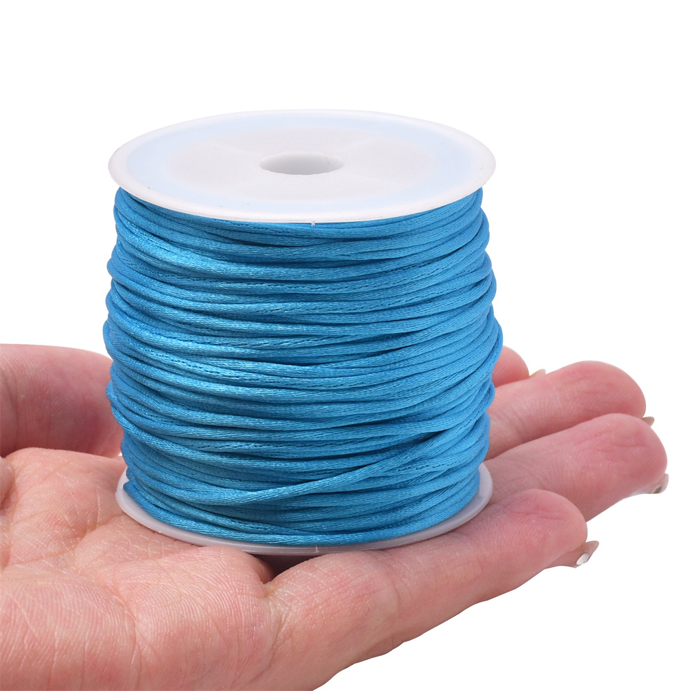 1.5mm Crafts Satin Rattail Cor - Knotting Cord Silk recension och pris