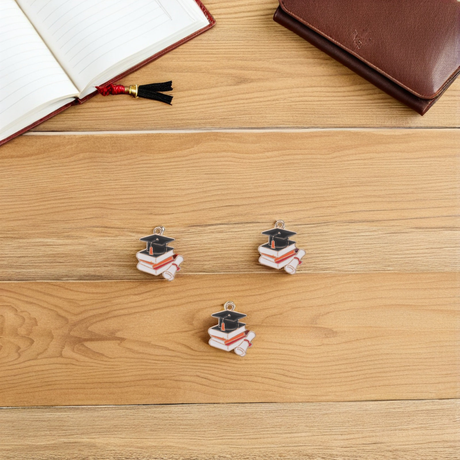 50Pcs Alloy Graduation Cap Cha - Jewelry Making Diploma recension och pris