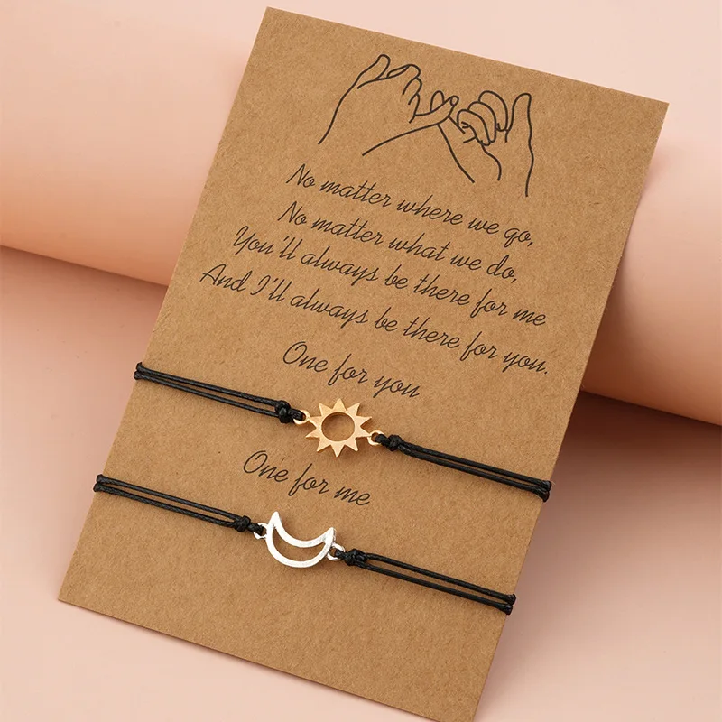 Simple Sun and Moon Alloy Wax  - Memory Wire Bracelet recension och pris