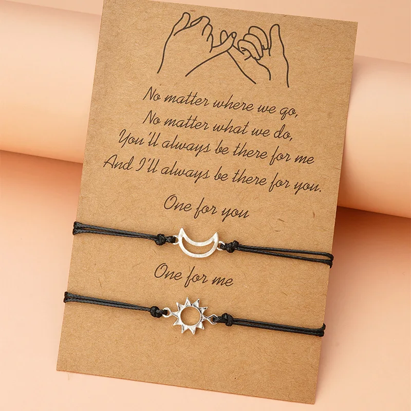 Simple Sun and Moon Alloy Wax  - Memory Wire Bracelet recension och pris