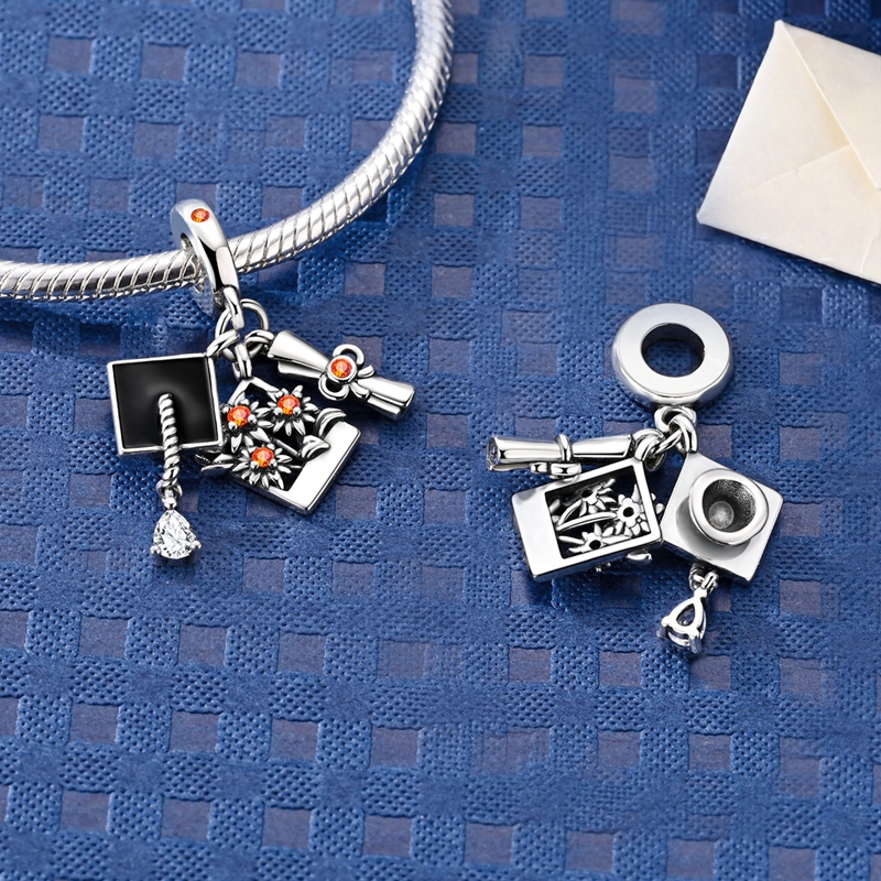 Grad Set Charms 925 Sterling S - Jewelry Making Diploma recension och pris