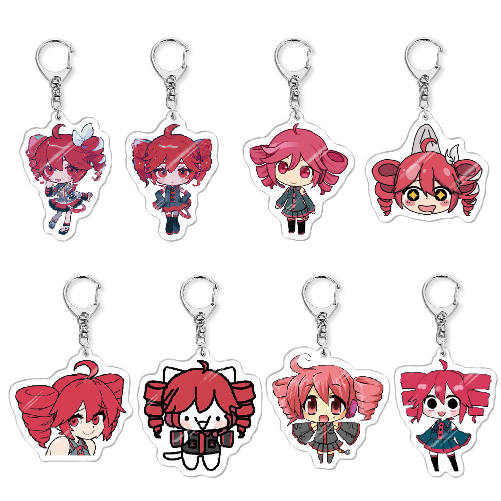 Kasane Teto‌ Plush Anime Keych - Jewelry Making Resin recension och pris