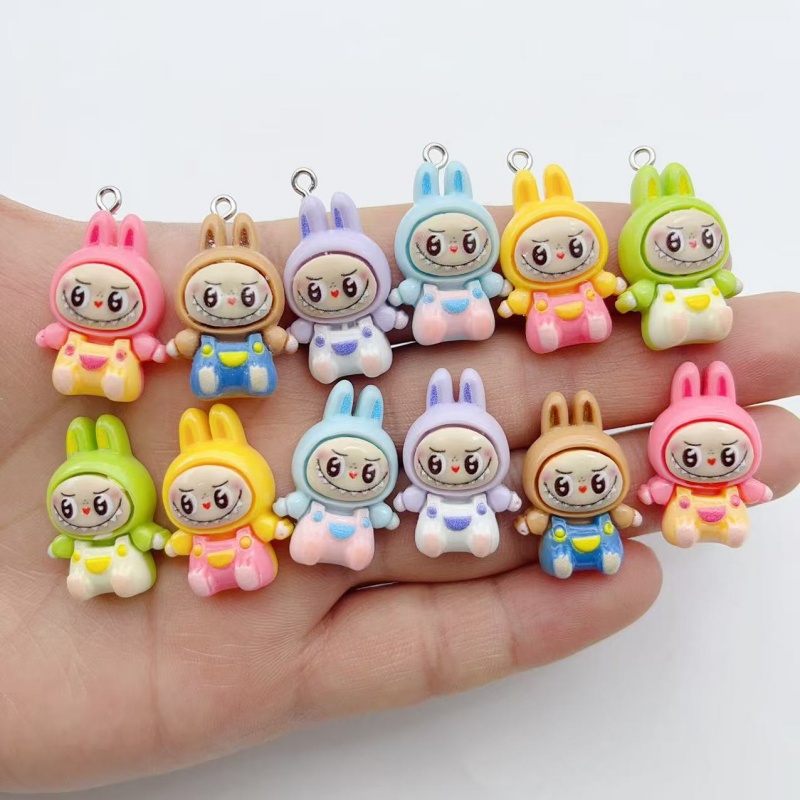 10Pcs Kawaii Rabbit Strawberry - Jewelry Making Resin recension och pris