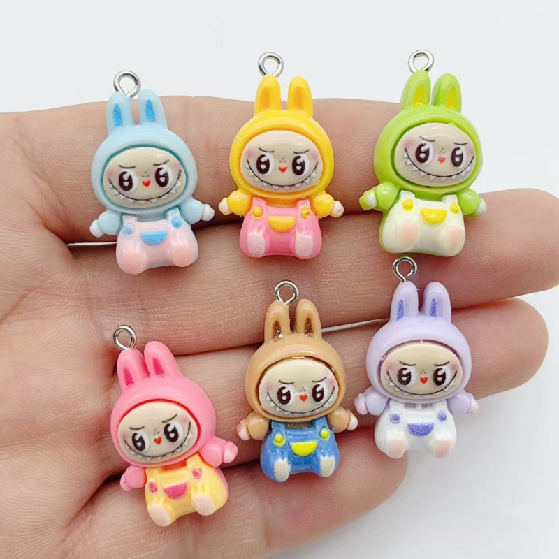 10Pcs Kawaii Rabbit Strawberry - Jewelry Making Resin recension och pris