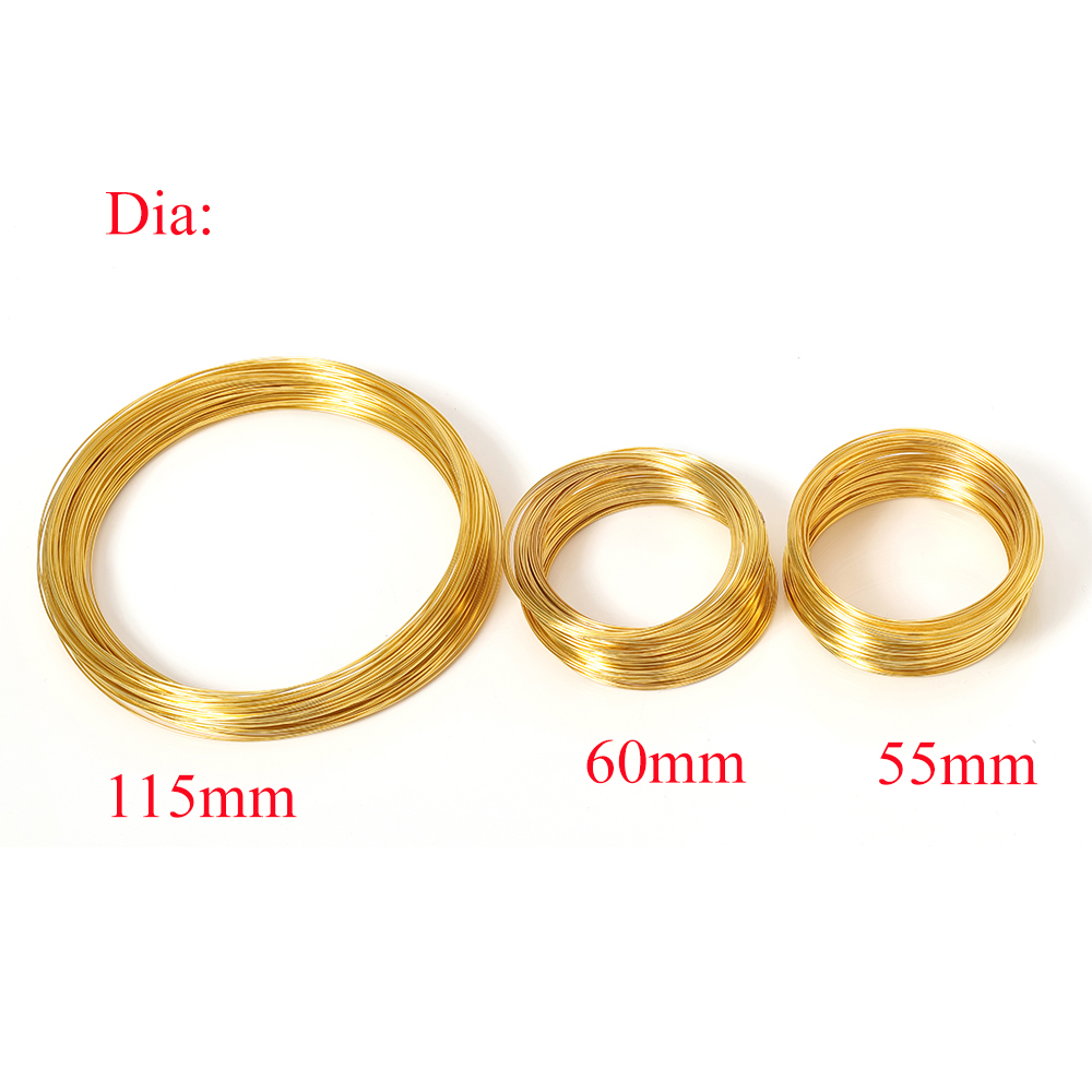 100 Loops/lot Memory Steel Wir - Memory Wire Bracelet recension och pris