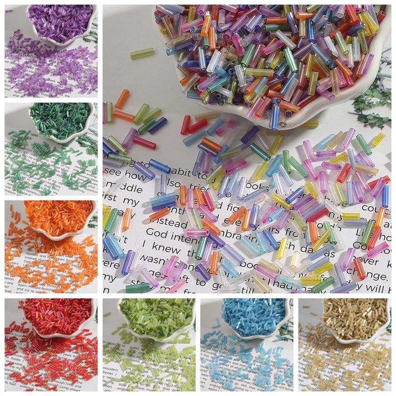 2x7mm 600pcs/lot Rice Shaped C - Seed Bead Tube recension och pris