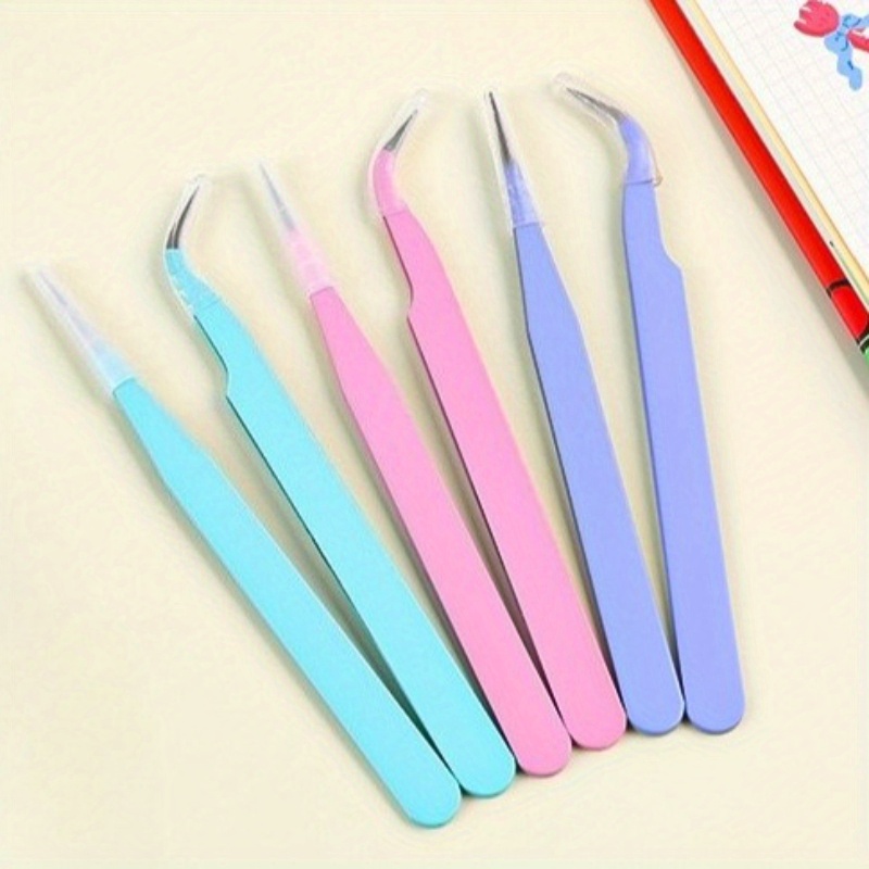 6pcs Tweezers Set - Angle and  - Jewelry Making Workshop recension och pris