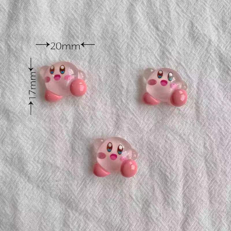 1/30pcs Ice-transparent Kirby  - Jewelry Making Resin recension och pris