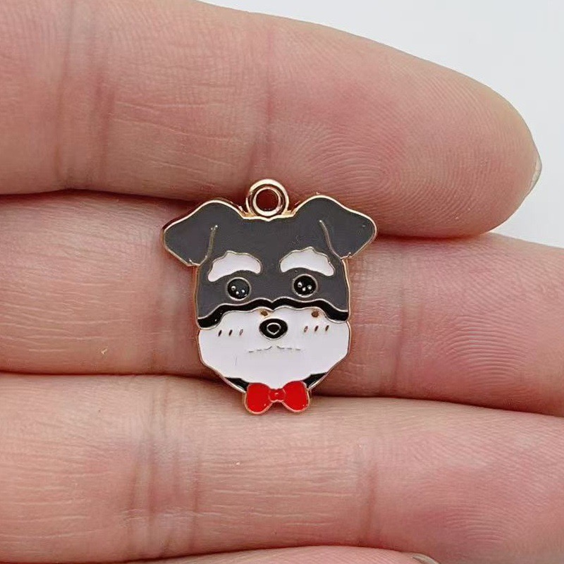 12pcs cartoon pet spotted dog  - Jewelry Making recension och pris
