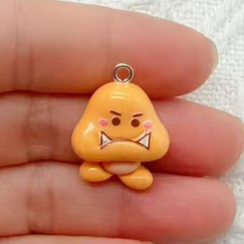 10pcs resin cartoon pendant, D - Jewelry Making Resin recension och pris