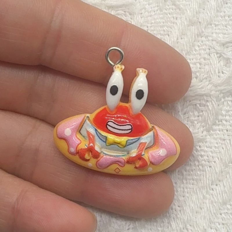 10pcs cartoon resin pendant, D - Jewelry Making Resin recension och pris